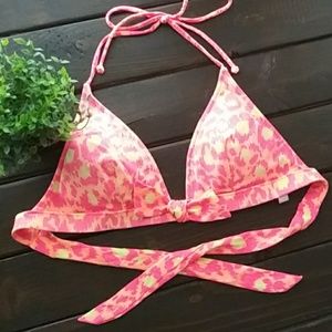 Victoria's Secret Swim - Victoria's Secret Leopard Triangle Bikini Medium Victoria's Secret Swim - Victoria's Secret Leopard Triangle Bikini Medium